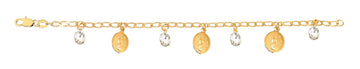 18K Gold Layered Oro Laminado Bracelet 71.0141/18-7.5
